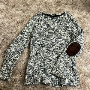Cozy, Knit Sweater with cute elbow patches